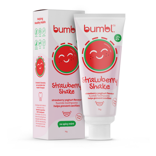 Tube and box Bumbl Co strawberry shake